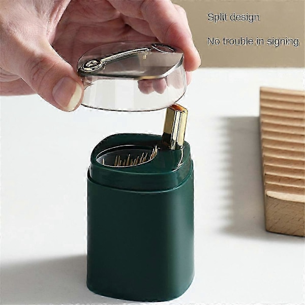 Automatisk Pop Up Tandpetare Dispenser, Lätt Lyxig Tandpetarhållare