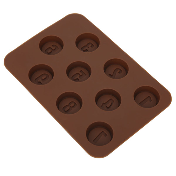Nummerform Silikon DIY-form Chokladgodis Tårtform för Alla hjärtans dag Barnens dag Nummerform