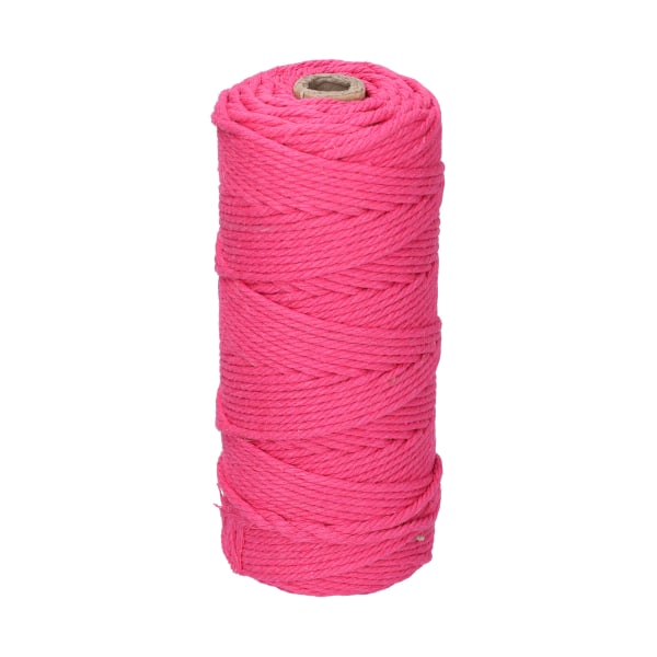 Macrame sladd 3 mm rörig tråd Tät Förhindra trassel Macrame rep för hushållsdekoration