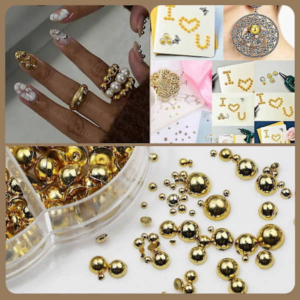 3D Kynsitaidekoristeet, hopeiset ja kultaiset helmet, glitter-kynsitaidekoristeet naisille, tee-se-itse korutarvikkeet, kengät ja laukut red06
