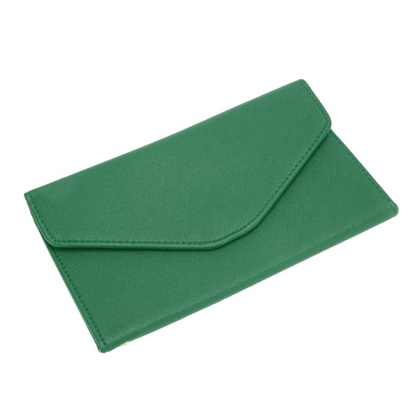 Passfodral RFID Passfodral Bärbar Mjuk PU-läder Passplånbok för Resor Affärsresa Mörkgrön