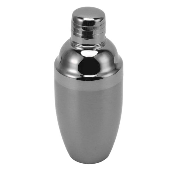Bar Cocktail Shaker i Rostfritt Stål Rostfri Köksbartender Blandade Drycker Mjölkte Shaker Cup Svart