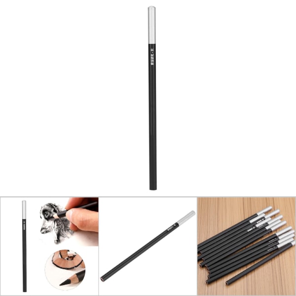 12 kpl/erä Charcoal Set Ammattitaide Piirustus Piirustus Lyijykynät Paperitarvikkeet (pehmeä)