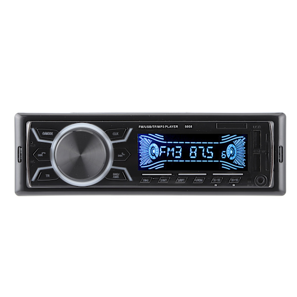 12V auton FM-radio Bluetooth-audiosoitin värikäs valo kaukosäädin tukee MP3/WMA/USB