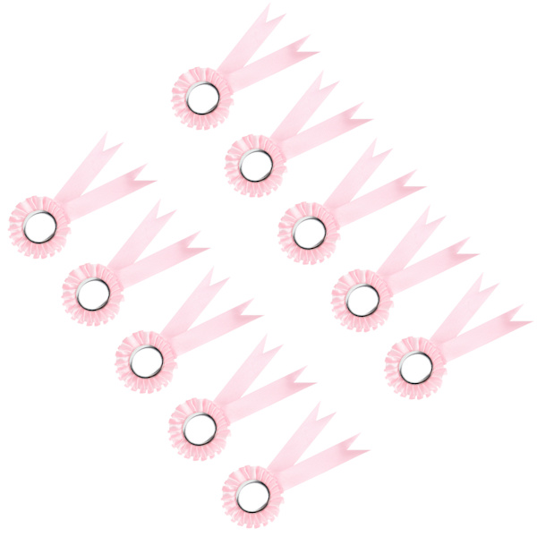 100 sett blikkskilt pin baby shower knapp blanke materialer feiring fest gaver 44mm