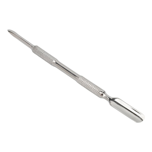 Dual Head Cuticle Pusher Rustfritt stål Cuticle Pusher Neglepedikyrverktøy for fjerning av død hud callus