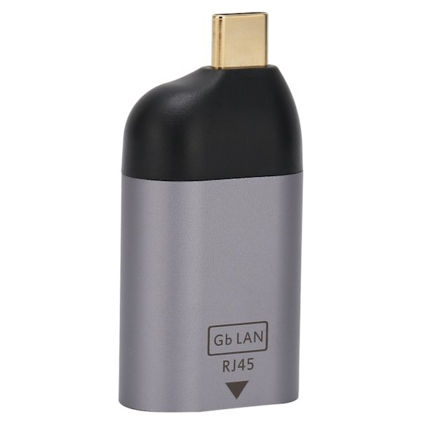 RJ45 Type-C-gigabit-sovitin RJ45 LAN-sovitin yhteensopiva MacBook Pro/Dell XPS:n kanssa