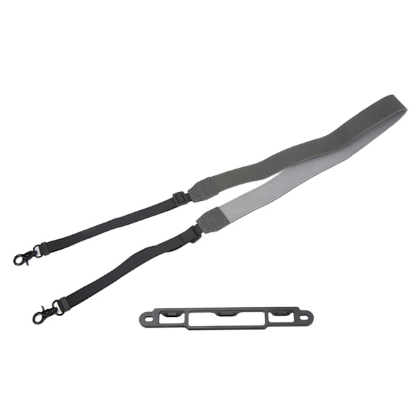 Fjärrkontroll PU Läder Halsband Justerbar Lanyard med Aluminiumlegering Fäste för Mini3Pro RC med Skärm