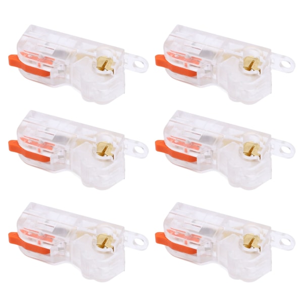 10 stk Quick Wire-kontakt 1-i-1 ut-leder terminalblokk for elektrisk kontroll husholdningsapparater 250V 32A