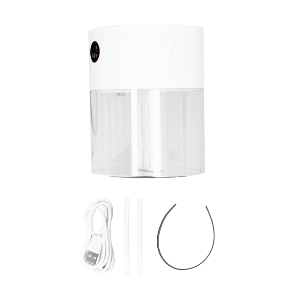 2L Smart Luftfuktare med Digital Display USB Laddningsluftfuktare för Home OfficeWhite