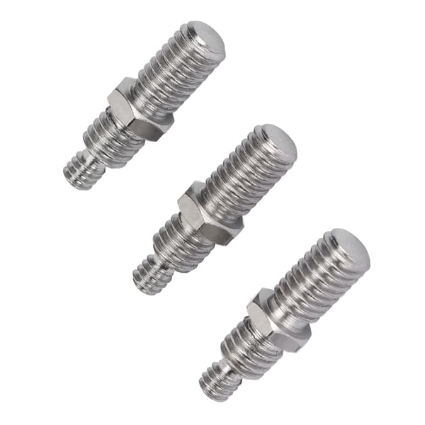 Rustsikker 3/8 til 1/4 Tripod Skrueadapter - Enkel Montering, Utsøkt Design (3 stk)