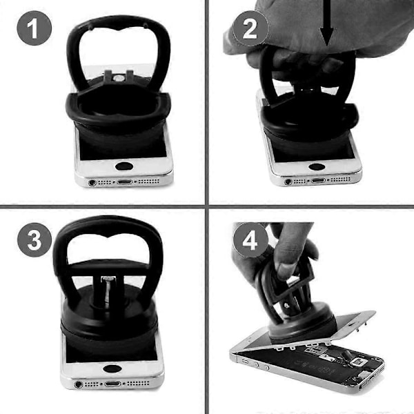 2 st Kraftiga Sugkoppar, Skärm Sugkopp Reparationsverktyg för iMac, iPhone, iPad, Dator, Surfplatta, LCD Skärmöppningsverktyg