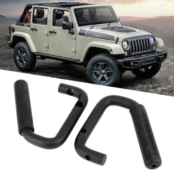 Front Håndtak i Aluminiumslegering Tilbehør Passer til Wrangler JK 2/4 Dører 2007-2019
