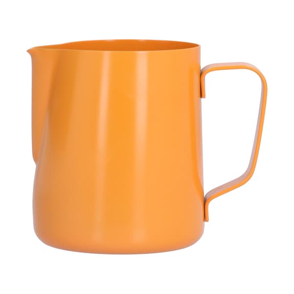 400 ml PTFE spids mælkekande i rustfrit stål kaffekande til hjemmekøkken Orange