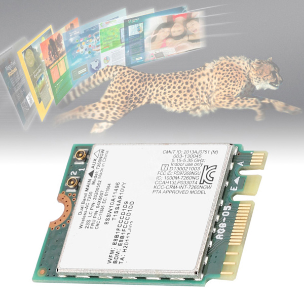 Dual Frequency Trådløst Netværkskort til Intel 7260 AC 867Mbps Specielt til Lenovo /ThinkPad