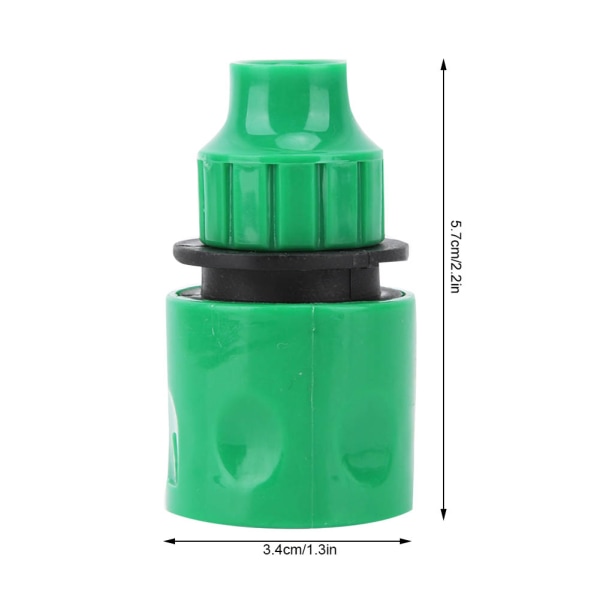 10 STK plastik havevandingsfitting 3/8" vandslangehanestik Hurtigforbindelse
