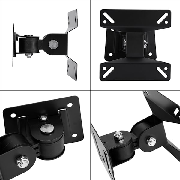 Universell vippebar LCD-skjerm TV-veggfeste for 14 15 17 19 22 24 tommer