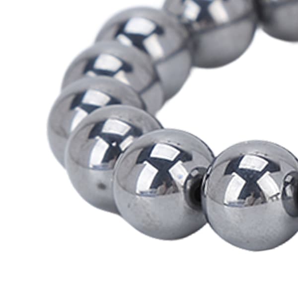Menn Kvinner Terahertz Armbånd Moderne Tretthetslindring Terapi Naturlig Energi Stein Armbånd 9mm