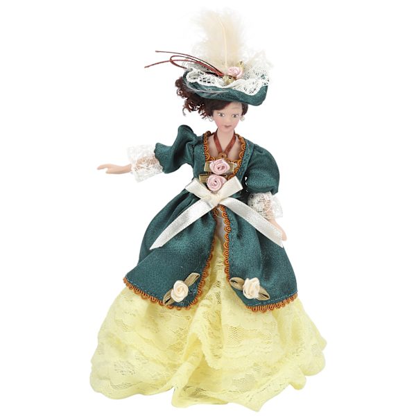 1/12 Dukkehus Victoriansk Dame Kvinder Miniature Porcelæn Dukker Dukkehus Dekoration