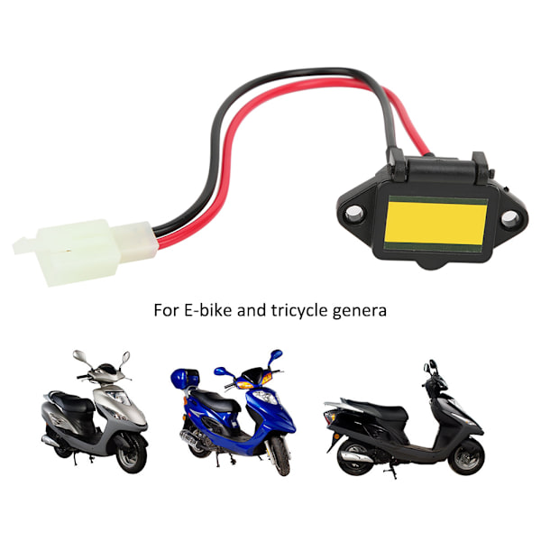 5 STK Plast Holdbar Professionel Ladestik Oplader Interface Connector til E Bike Trehjulet cykel Generelt