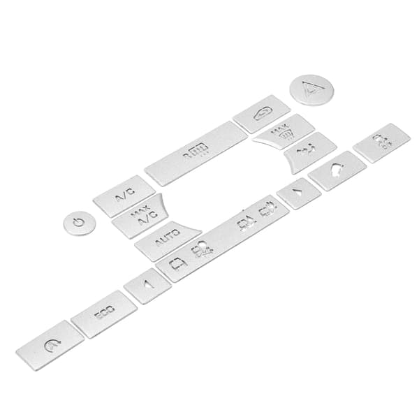 Aircondition-Knapper Trim i Aluminium Legering, Passer til Land Rover Discovery Sport 2016‑2019