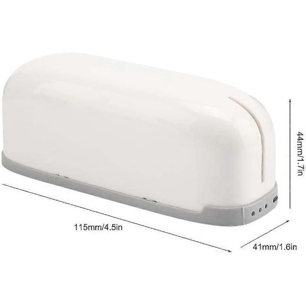 Køleskabsrenser, Mini Ozon Generator Deodorizer, USB Genopladelig Bærbar Luftrenser. (1000mAh lithium batteri)