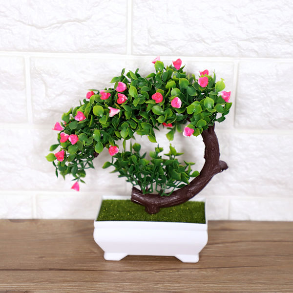 Keinotekoinen Bonsai Tekokukka Ruukussa Kasvi Koti Toimisto Sisustus