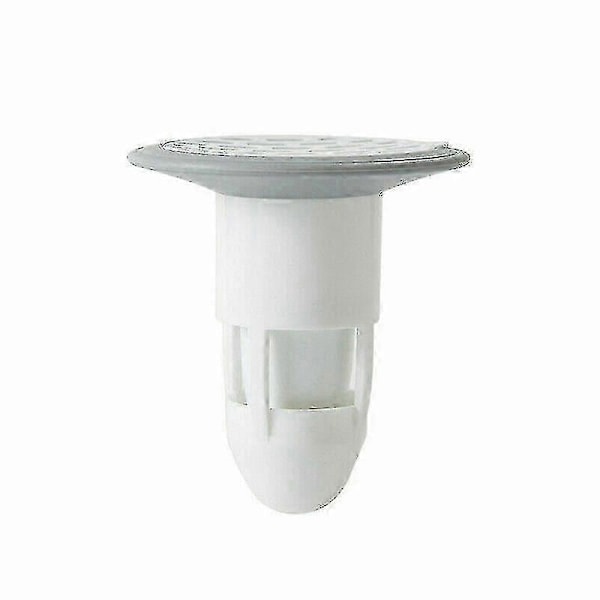 2 stk. Luktett Shower Gulv Sluk Sifon Deksel Vask Sil Baderomsplugg Filter Hvit