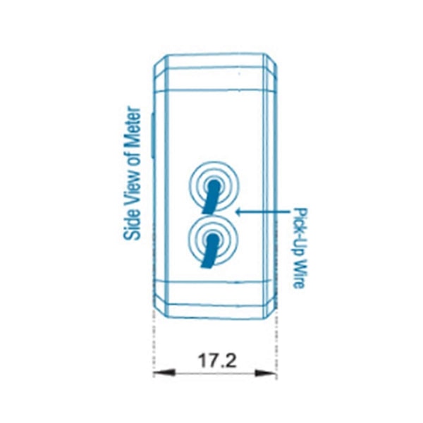 Dubbelkanalig LCD-termometer Motortemperaturmätare Digital Display