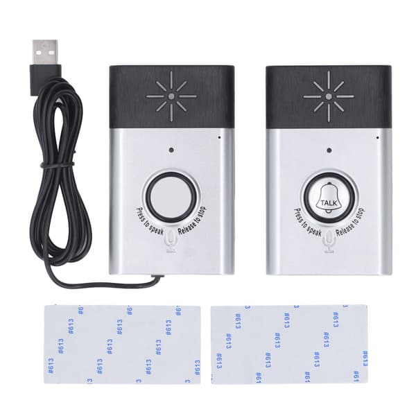 Trådlös dörrklocka röstintercom fjärrkontroll smart trådlös röst-dörrklocka kit för hushåll