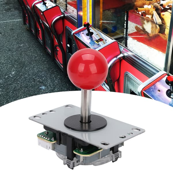 DIY Game Rocker Set DIY Game Joystick Kit Fighting Game Tilbehør Lys til Windows XP / Win7 / Win8Rød