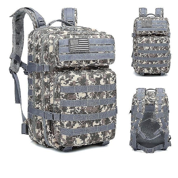 Tactical Military Molle Backpack, Waterproof Army Travel Rucksack