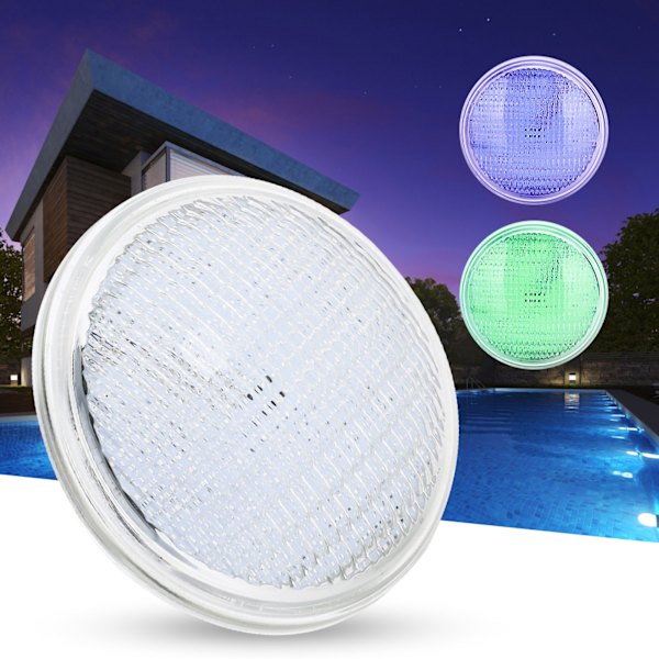 AC12V 360LED Vandtæt Pool Lys Flerfarvet RGB Undervandslampe med Fjernbetjening