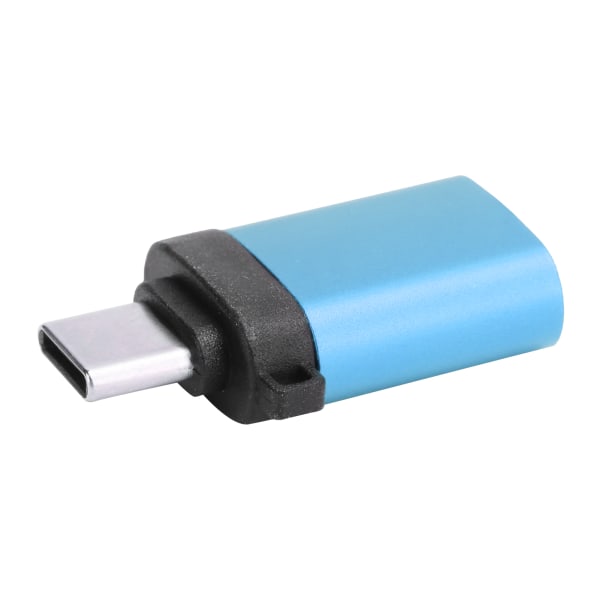 USB3.0 Hona till TypeC Adapter Converter Laddningsdata OTG Stretch Head utan kedja (blå)