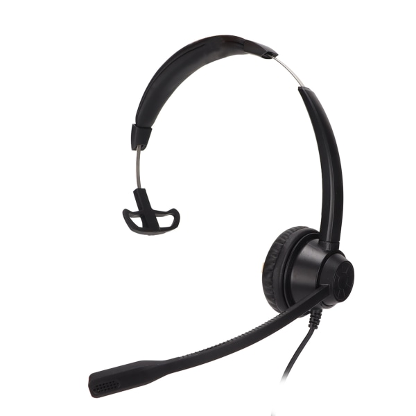 2,5 mm Telefon Headset Støjreduktion Unilateralt albuestik Kundeservice øretelefon med mikrofon til VOIP telefon fastnet