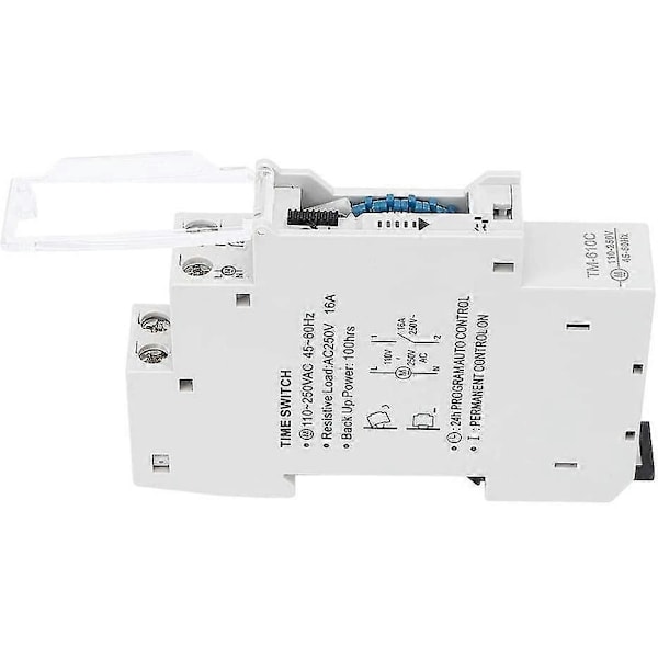 Skinnetidsbryter Intelligent Din Skinne Tidsstyring Bryter Timer Relé Tm610c 220v For Gatelys