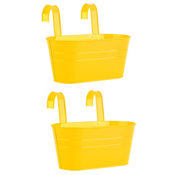 Jerngryte med dobbel krok (2 stk/ gul kartong pakningsstørrelse: 27*15*13cm) yellow