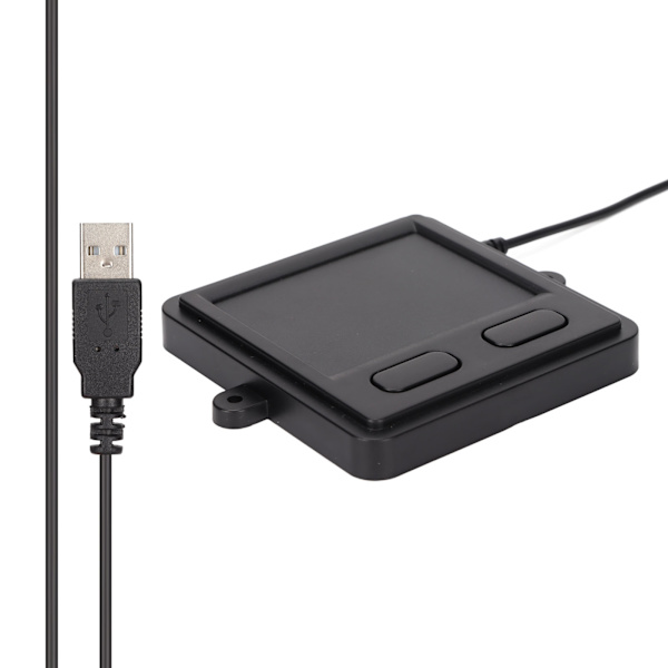 Styrplatta USB trådbunden inbyggd kompakt storlek 2 knappar Bärbar Praktisk datorpekplatta för bärbara datorer Stationära datorer