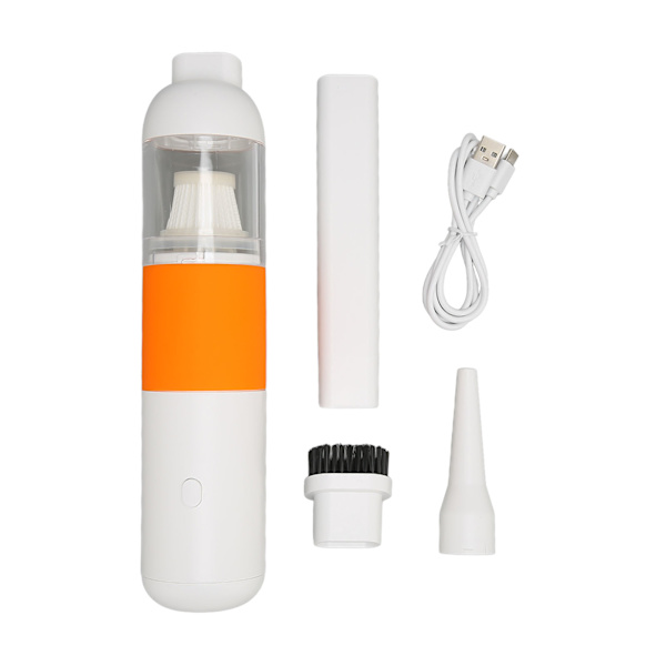 Håndstøvsuger Multiple Filtration 6000PA Suge 120W​​ Mini USB Genopladelig Trådløs Støvsuger til Car Home Gul