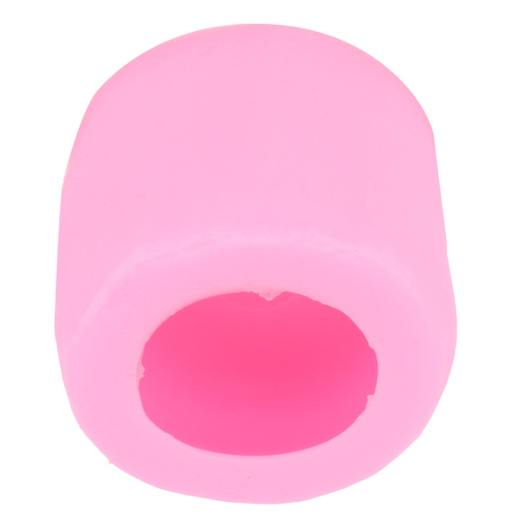 Silikonform rund form for DIY-baking, kake, sjokolade, såpe, stearinlys, aromaterapi, gips