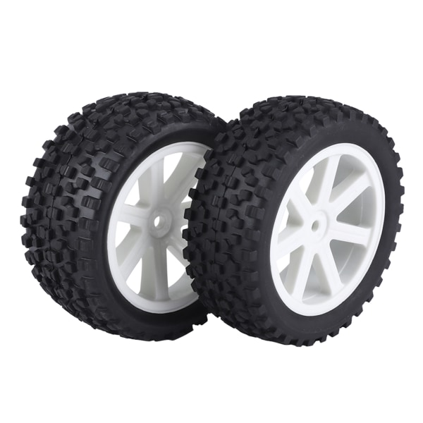 4 kpl 1/10 RC kuorma-auton kumirenkaan pyörän rengas ZD Racing Buggy Crawler Car White