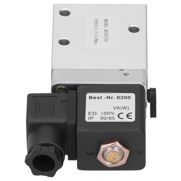 Elektrisk Solenoidventil 2 Posisjon 3-veis Enkel Kontroll Retningsventil 6mm Diameter 8020750DC24V