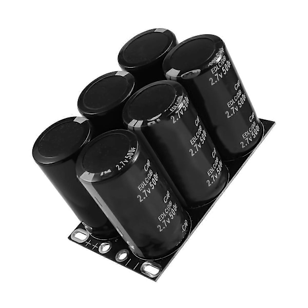Farad Kondensator 2.7V 500F med Skyddsplatta Kondensatorer