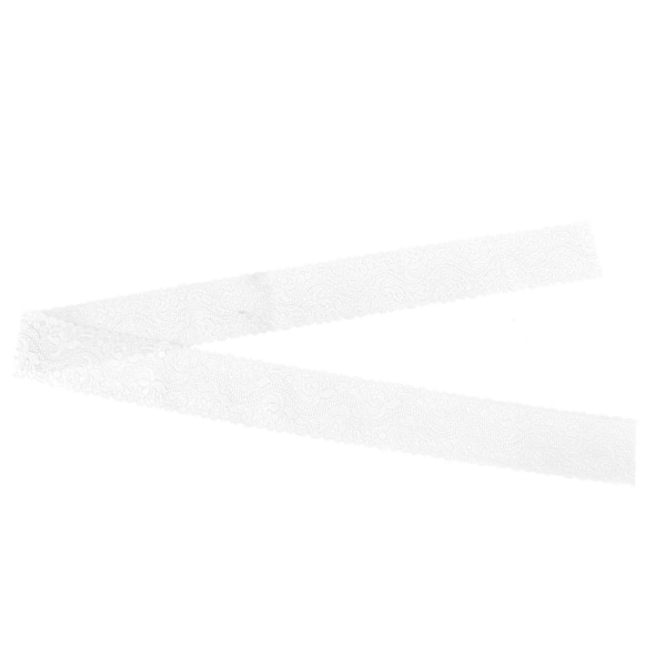 4 cm spetsband dubbelradig vågig mjukt modernt spetsband för kläder presentdekoration 10 meter