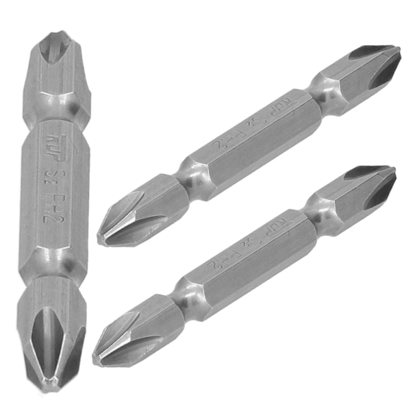 10 kpl ruuvimeisselin terä sähköinen kaksoispää, vahva magneettinen S1/4 käsityökalulaitteisto 65 mm