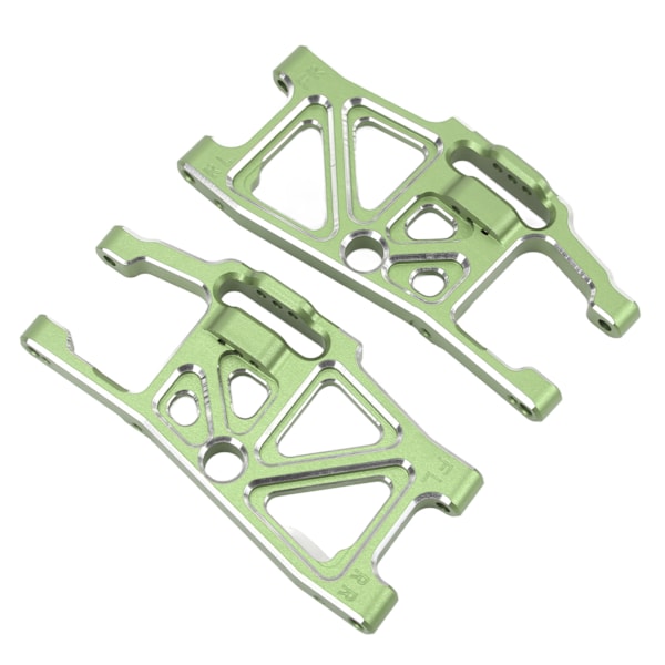 RC främre och bakre nedre upphängningsarm set aluminiumlegering RC svingarm set för Traxxas 1/10 MAXX 2.0 RC bilar grön
