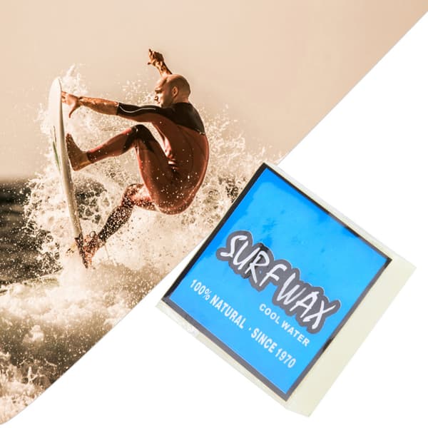 Högkvalitativ Halkfri Surfvax Surfbräda Skimboard Skateboard Vaxer (blå)