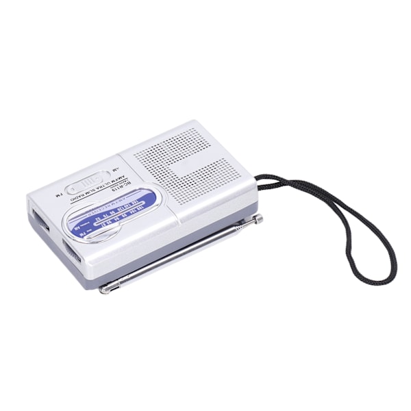 Mini AM FM-radio Manuel betjening Nem justering Hukommelsesfunktion Digital radiomodtager (BCR119 (2 stk. AA-batterier))
