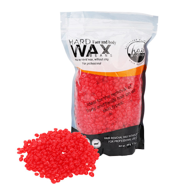 500g Wax Beads Rose Hard Wax Particles Unisex karvanpoistotyökalu karvanpoistoon