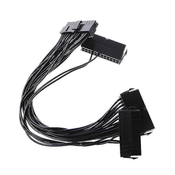 24pin 20+4pin Dobbelt Psu Atx Strømforsyningsadapterkabel Til Synkron Start Mining